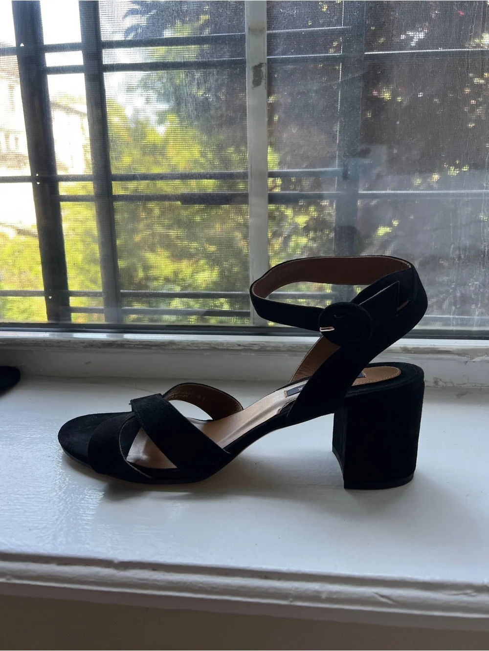 Margaux City Sandal - Black Suede
